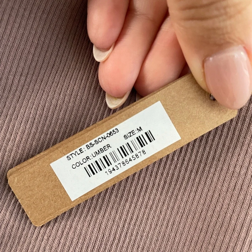 NWT SKIMS Cotton Ribbed Bodysuit - Picture 4 of 5